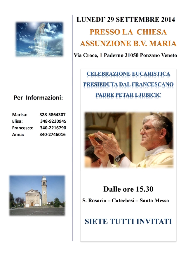 29 settembre Locandina Padre Petar